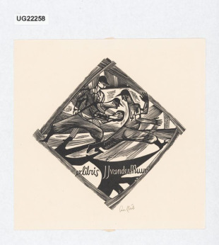 exlibris J J van der Muur