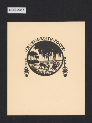 Ex libris Edith Foltz