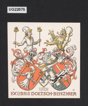 Ex libris Doetsch-Benziger