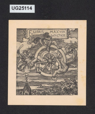 Ex libris Max von Walther