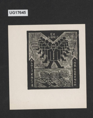 Ex libris ing. agronom Alois Kacíř