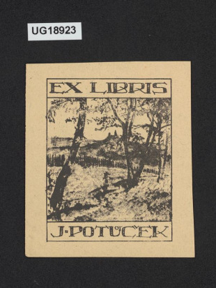 Ex libris J. Potůček