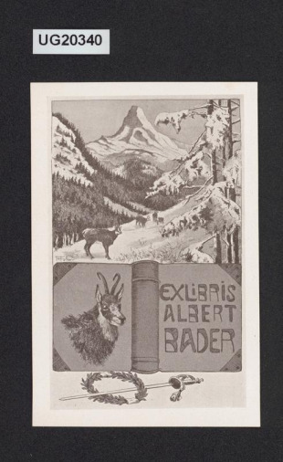 Exlibris Albert Bader