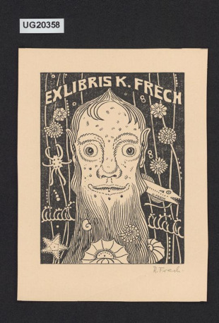 Ex libris K. Frech