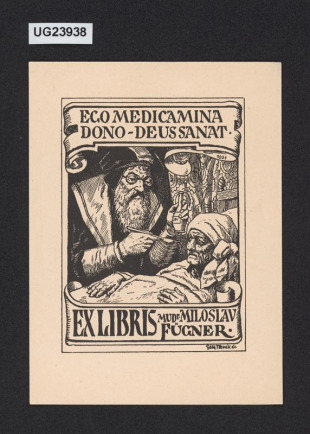 Ex libris MUDr. Miloslav Fügner