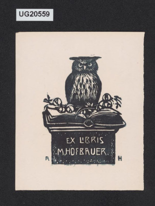 Ex libris M. Hofbauer