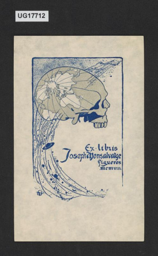 Ex libris Joseph Monsalvatge Figueres MCM VIII