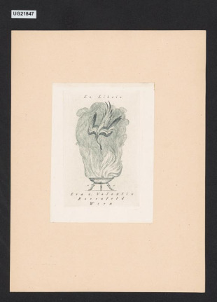 Ex Libris Eva u. Valentin Rosenfeld Wien