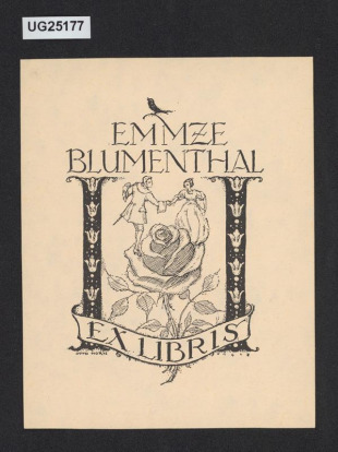 Exlibris Emmze Blumenthal
