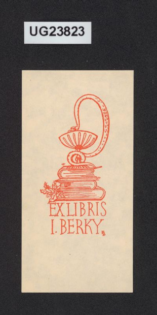 Ex libris J. Berky