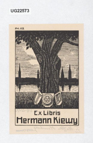 Exlibris Hermann Kiewy