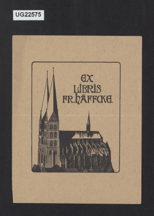 Exlibris Fr. Häffcke