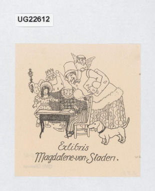 Ex libris Magdalene von Staden