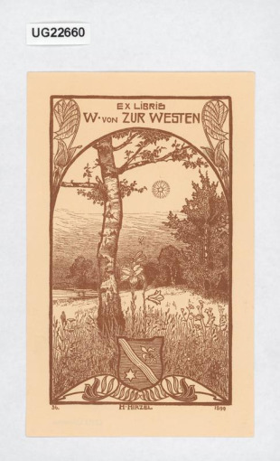 Exlibris W. von Zur Westen