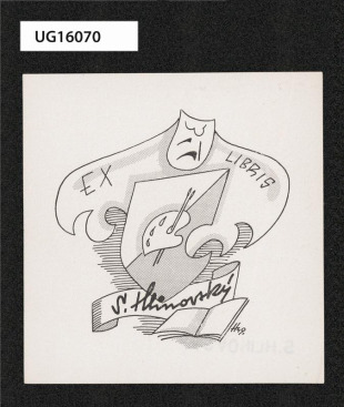 Ex libris S. Hlinovský (ipse sibi)