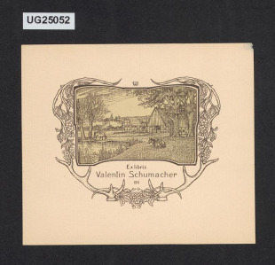 Ex libris Valentin Schumacher
