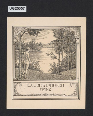 Ex libris Dr. Horch/ Mainz