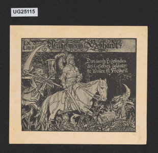 Ex libris Wilhelm von Gebhardt