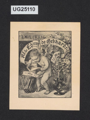 Ex libris 22. Mai 72/ Kl. et Ed. de Gebhardt