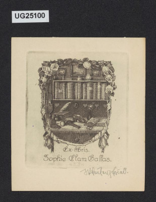 Ex libris Sophie Clam Gallas
