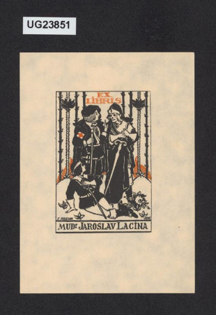 Ex libris MUDr. Jaroslav Lacina