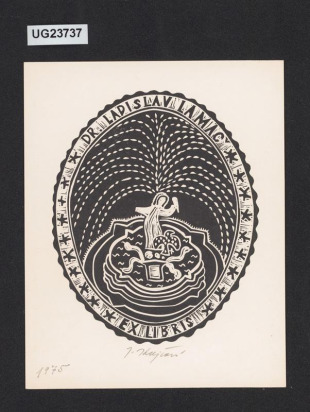 Ex libris Dr. Ladislav Lamač
