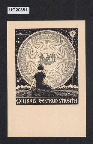 Ex libris Gertrud Streith