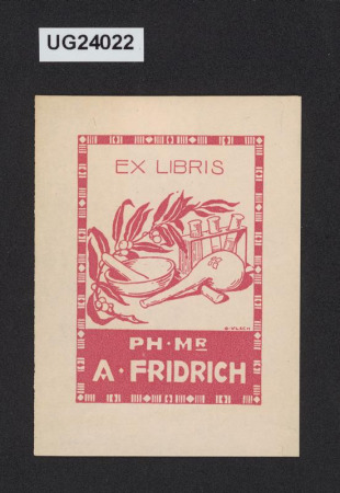 Exlibris Ph.Mr. A. Fridrich