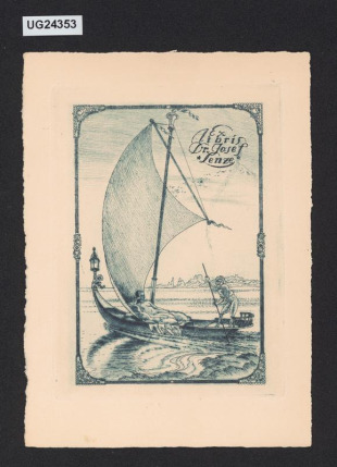 Ex libris Dr. Josef Lenze