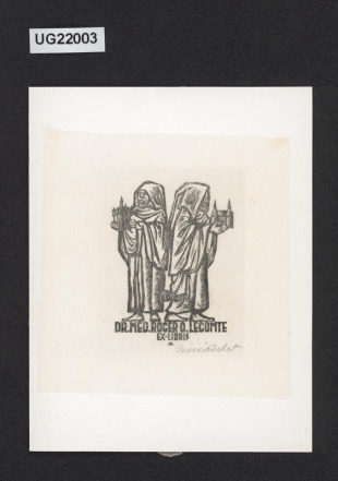 Ex libris Dr. med. Roger O. Lecomte