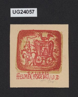 Ex libris Helmer Fogedgaard