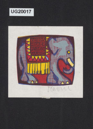 Exlibris Helmer Fogedgaard