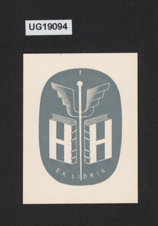 Ex libris HH (H. Hakl)
