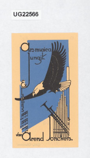 Ex libris van Arend Jonckers