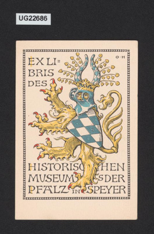 Ex libris des Historischen Museum der Pfalz in Speyer