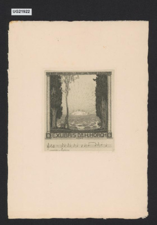 Exlibris Dr. H. Horch