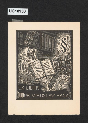 Ex libris Dr. Miroslav Háša