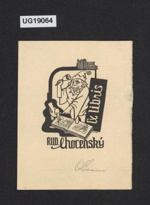 Ex libris Rud. Chocenský