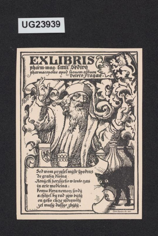 Ex libris pharm. mag. Emil Šedivý