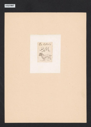Ex libris R. M.