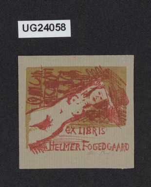 Ex libris Helmer Fogedgaard