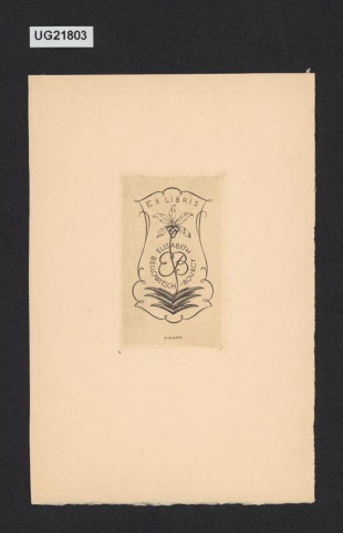 Ex libris Elisabeth Bellowitsch