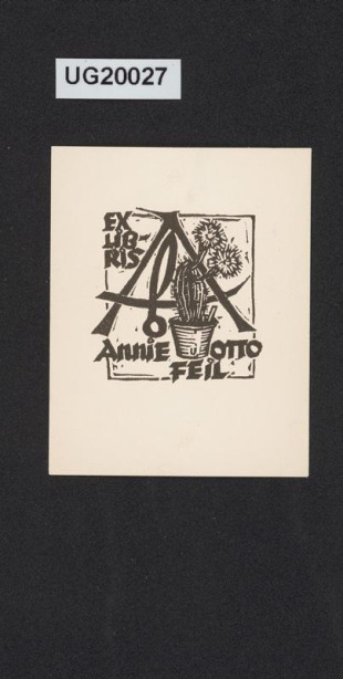 Exlibris Annie u. Otto Feil