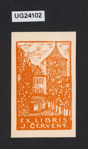 Ex libris J. Červený