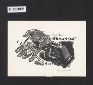 Ex-libris Dr. Med. Herman Smet