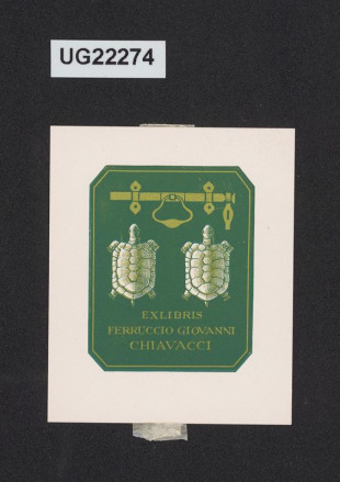 Exlibris Ferruccio Giovanni Chiavacci