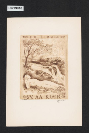 Ex libris Sv. Aa. Kjaer