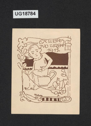 Exlibris Ivo Urban 1915
