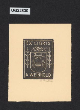 Ex libris A. Weinhold