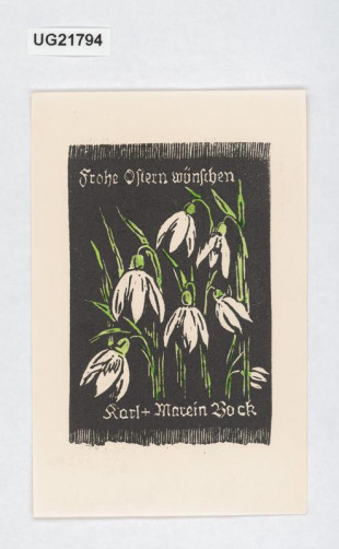 Frohe Ostern wünschen Karl + Marein Bock